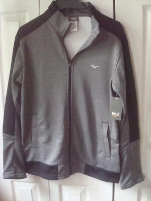 Jaqueta masculina com zíper frontal cinza tamanho pequeno nova com etiquetas - Imagem 1 de 2