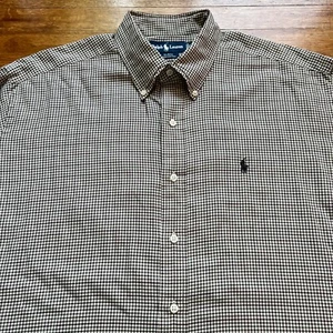 Camisa Polo Ralph Lauren De Colección Hombres XL Extra Grande A Cuadros Blake Manga Larga Y2K - Imagen 1 de 9