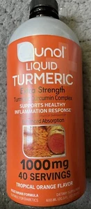 Qunol Liquid Turmeric Curcumin with Black Pepper 1000 Milligram 40 Servings 3/24 - Picture 1 of 2