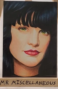 Original ACEO Sketch by Sarah Silva - NCIS - Abby Sciuto - Pauley Perrette #20 - Picture 1 of 2