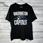 Vintage Throwback Logo Washington Capitals Screamin’ Eagle T-Shirt Men’s Large L