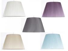 Satin Knife Pleated Faux Silk Drum Lampshade Table Ceiling Light Shade