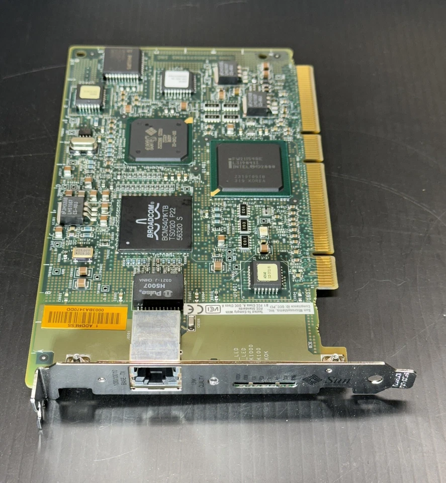 Sun 501-5902 GigaSwift Ethernet 1.0 UTP PCI Card (Copper) X3150A X1150A - Image 1 of 4