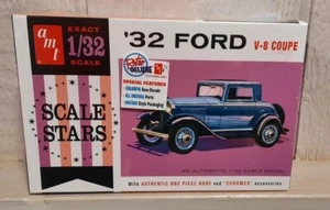AMT Scale Stars 1932 '32 Ford V-8 Coupe 1/32 Scale Sealed Model Kit AMT1181/12 - Picture 1 of 5