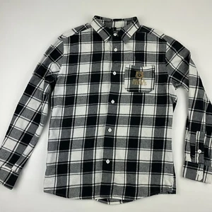 Black Velvet Liquor Flannel Button Down Shirt Fits Adult Small - Picture 1 of 5