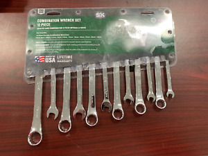 SK Professional Tools 12 Point Metric Combination Wrench Set 12 pc.