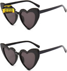 Love Heart Shaped Sunglasses for Women,Vintage Cat Eye Mod Style Retro Glasses ⭐