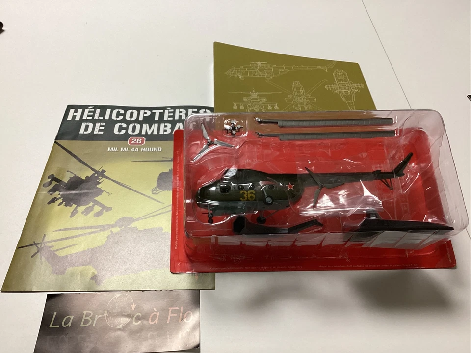 Altaya 1:72 Mil Mi 4a Hélicoptères De Combat Altaya Et Fascicule N26 - Photo 1/1