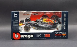 New Burago Oracle Red Bull Racing RB18 Formula 1 F1 2022 1:43 #1 Max Verstappen - Picture 1 of 5
