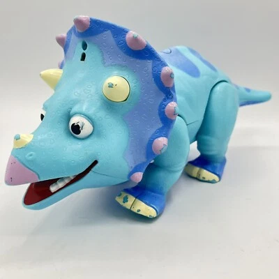 Tren de dinosaurios TANQUE LOS TRICERATOPS 12" interactivo parlante Dino Jim Henson 2010 Foto 1 de 4