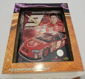 Vintage NASCAR Racing #9 KASEY KAHNE DODGE WOOD PHOTO CLOCK PLAQUE 12" - Picture 1 of 11