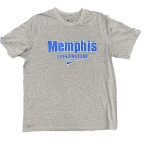 Camisa Memphis Tigers Grande Gris y Azul NCAA Dri Fit Elite Baloncesto Nike Para Hombres - Imagen 1 de 9