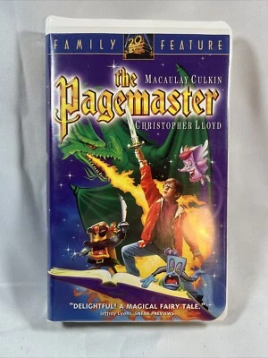The Pagemaster (VHS, 1995, Clamshell) Macaulay Culkin and Christopher Lloyd - Image 1 of 3