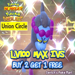 BRILLANTE MUNKIDORI PERFECTO IVS POKEMON ESCARLATA VIOLETA MÁSCARA DLC NUEVO POKEMON - Imagen 1 de 2