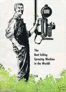 Vintage Prospekt Werbung von Solo Port & Fix 60 W Flammenwerfer - Bild 1 von 6