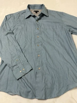 Van Heusen Men’s Size 16 / 16.5 Large L Mens Dress Striped Shirt - Image 1 of 2