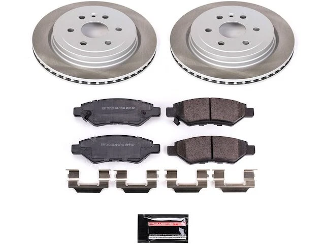 Kit de pastillas de freno trasero y rotor para 10-16 Cadillac Saab SRX 94X HX58X1 Foto 1 de 1