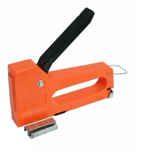 Pistola de grapas 4-8 mm grapadora de clavos grapas artesanales grapadora de tapicería herramienta de mano hágalo usted mismo - Imagen 1 de 5