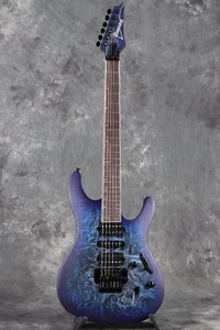 Ibanez S770 CZMCZM (Cosmic Blue Frozen Matte) Electric guitar - Picture 1 of 10