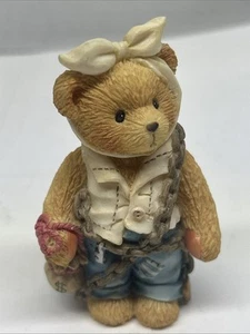 VTG Retired Cherished Teddies Jacob Bearly You Will Be Hunted By Three Spirits - Picture 1 of 10