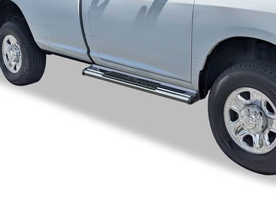 Escalones de barra Nerf cromados APS para Dodge Ram 1500 2500 3500 09-18 cabina regular Foto 1 de 4