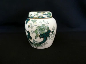 Vintage Mason's Ironstone Chartreuse Ginger Jar 4ins ht VGC - Picture 1 of 10