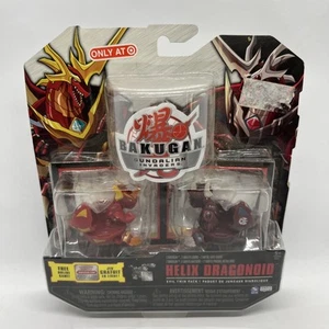 Bakugan Gundalian Invaders Helix Dragonoid Evil Twin 2-Pack Brand New 2010! - Picture 1 of 3
