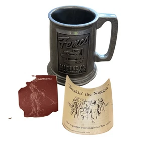 "Cerveza de peltre Stein 1983 Femco Machine Co. Punxsutawney PA Wilton Noggin" - Imagen 1 de 8