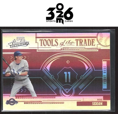 Richie Sexson 2005 Absolute Tools of the Trade Reverse Spectrum Red /50 RC - Image 1 of 2