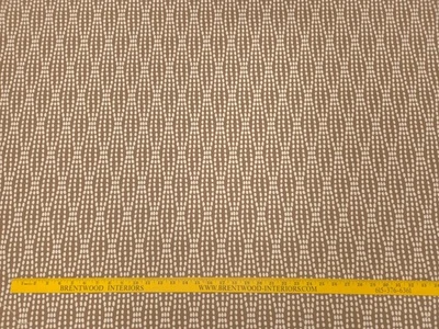 Waverly STRANDS MOCHA Marrón Beige Abstracto Jacquard Diseñador Cortinas Uph Tela Foto 1 de 4