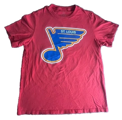 St. Louis Blues Men’s Medium Shirt Red Binnington #50 NHL Hockey Crew Neck soft - Image 1 of 4