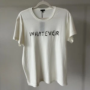 NWT~R13 "Whatever" Tshirt Unisex 95% cotton 5% cashmere Size M - Picture 1 of 5