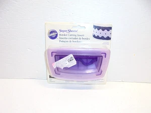 Wilton Sugar Sheets Wave Border Cutting Insert Cake Frosting Tool - Picture 1 of 3