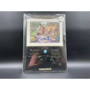 Vintage Dimensiones "El Cartero" 15′′×11′′ Colección Oro Punto de Cruz Kit Sellado - Imagen 1 de 5