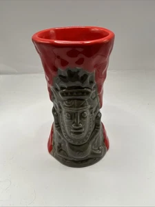 Disney Trader Sams Krakatoa Tiki Mug Grogs Grotto 4th Edition Red Lava NIB - Picture 1 of 6