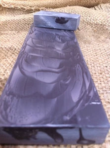 NATURAL 2.5" 12K RAZOR HONE SHARPENING STONE with SLURRY STONE CHISEL PLANE - Picture 1 of 4