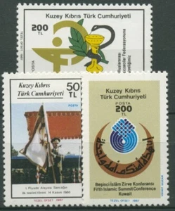 Türkisch-Zypern 1987 Embleme, Pharmazeutische Gesellschaft 211/13 postfrisch - Imagen 1 de 1