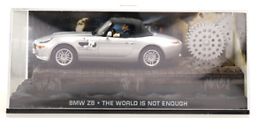 BMW Z8 - The World Is Not Enough Bond + Magazine 1:43 Diecast Metal