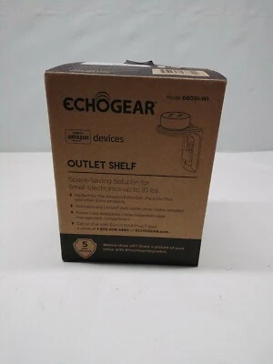 ECHOGEAR Outlet Shelf - Space-Saving Solution For Small Electronices Up To 10lbs - Image 1 of 3