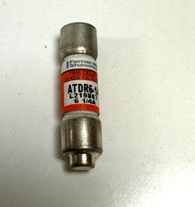 Mersen ATDR-6 1/4 600VAC Class CC Time-Delay Fuse (Lot of 2) New Fast Ship - Picture 1 of 7
