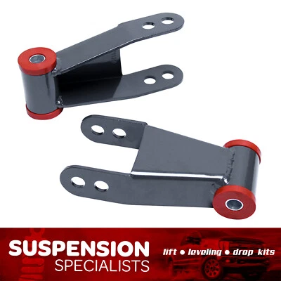 2" Rear Drop Lowering Shackle Kit For 1999-2007 Ford F250 F350 Super Duty Foto 1 de 3