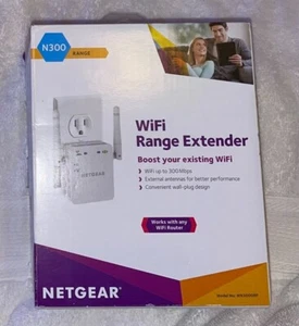 Netgear N300 WiFi Range Extender WN3000RPv3 pre-owned - Picture 1 of 9