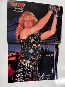 POISON BRET MICHAELS ON STAGE ORIGINAL 1988 POSTER 11" X 16" - Bild 1 von 1