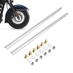 Front Fender Spear Trim For Harley Touring 1982-2013 Softail Classic FLSTC 86-17 - Picture 1 of 11