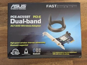ASUS PCEAC55BTB1 Dual-Band Wi-Fi Adapter - Picture 1 of 2