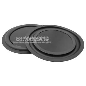 2x Altoparlante Radiatore Passivo Basso Ausiliario Woofer Diaframma Vibrante 85mm/3,34" - Foto 1 di 7