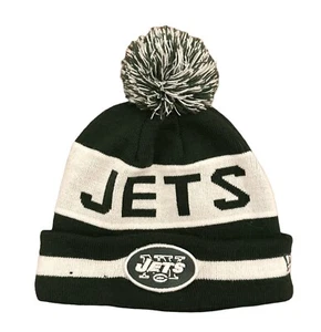 New Era New York Jets NFL Unisex Beanie Mütze grün gestreift One Size Wolle gefüttert - Bild 1 von 8