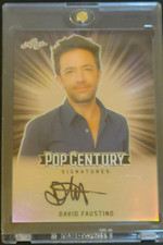 2018 Leaf Pop Century Metal Prismatic Black Signature DAVID FAUSTINO #12/15