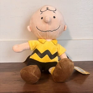 Kohls Cares Charlie Brown Peanuts 15" Plush Stuffed Toy Snoopy with Yellow Shirt - Picture 1 of 6