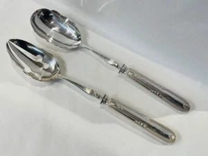 Antikes Puiforcat Sterlingsilber Salatbesteck versilberte Griffe - Bild 1 von 8